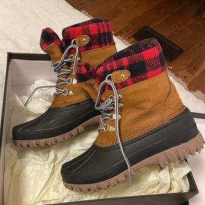 J Crew Arctic Tall Boots - Glazed Pecan - 7